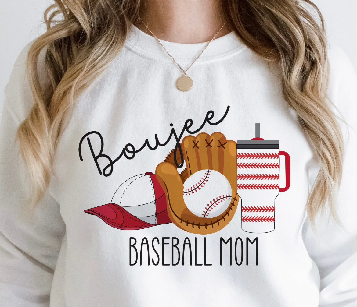 Boujee Baseball Mom Vinyl this N that 