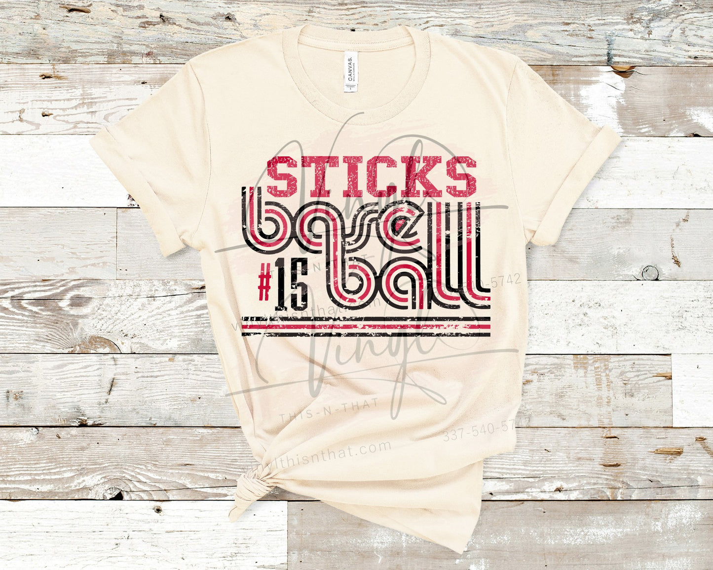 Sticks Baseball font trio