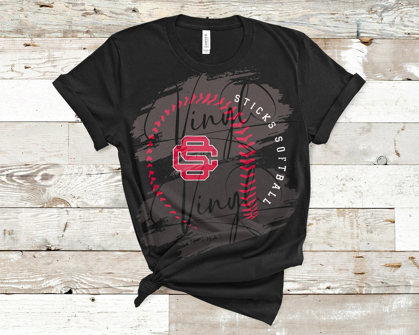 Sticks Softball Shape