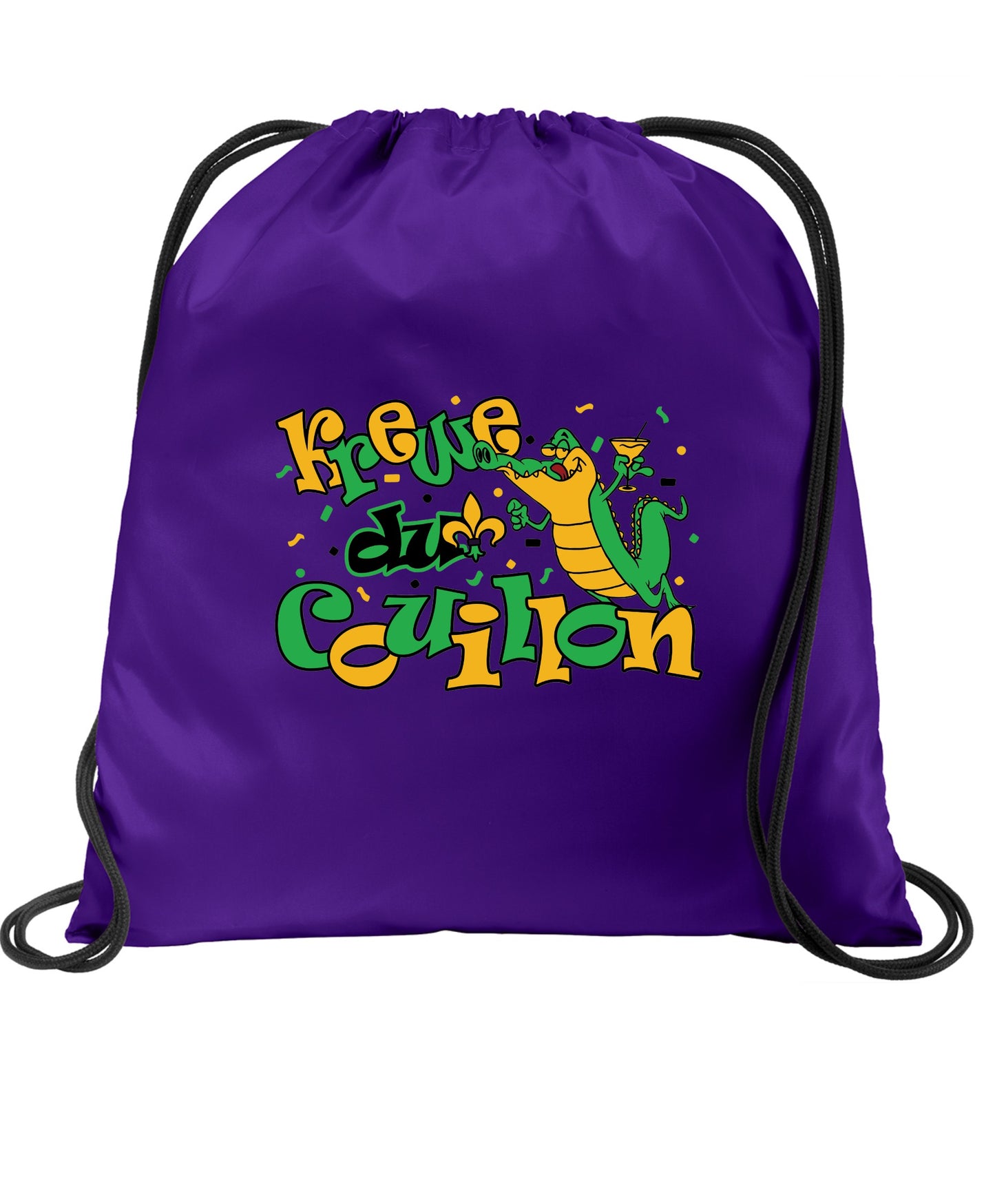 Krewe du Couillon Logo Cinch Sack