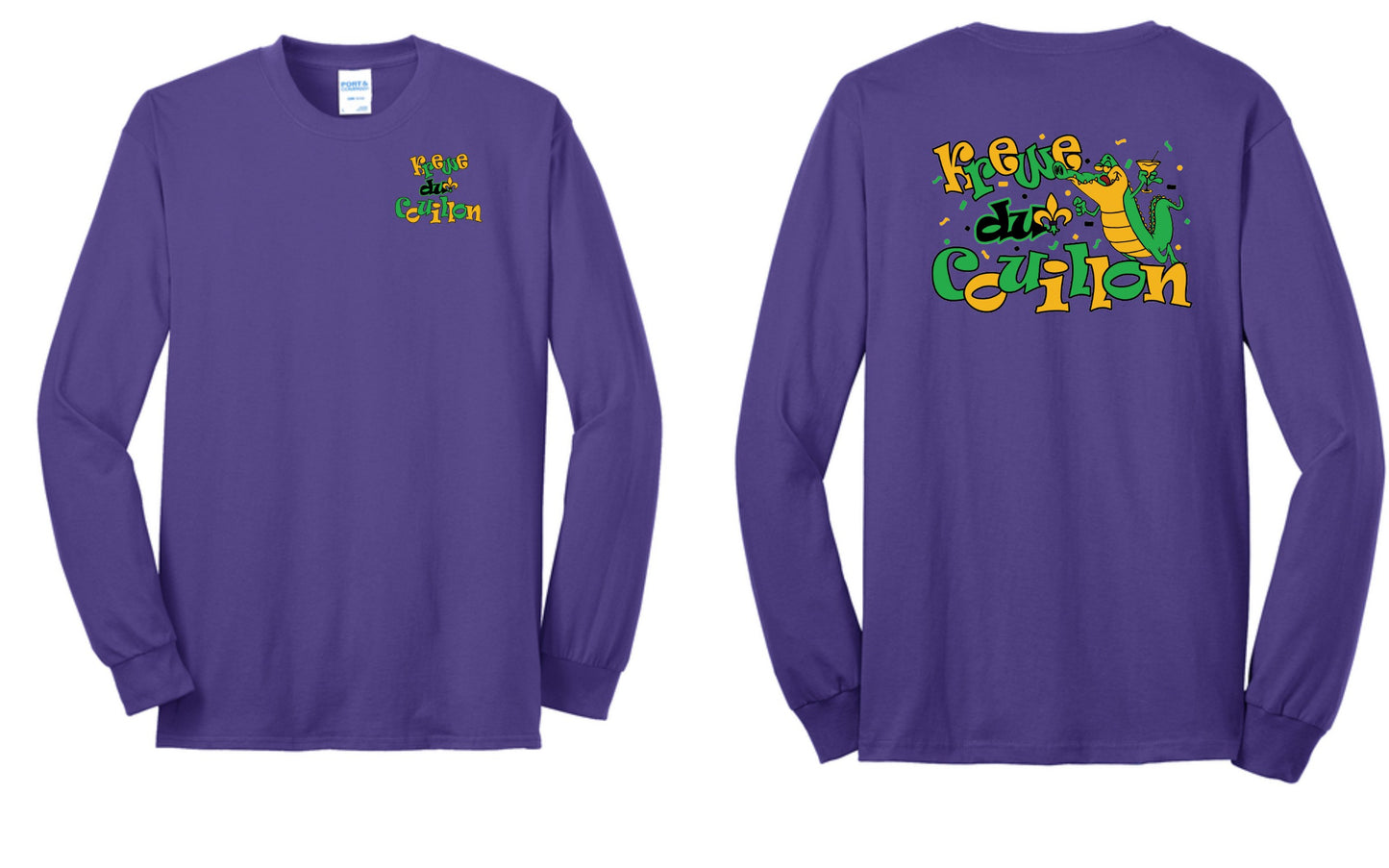 Krewe du Couillon Logo Long Sleeve