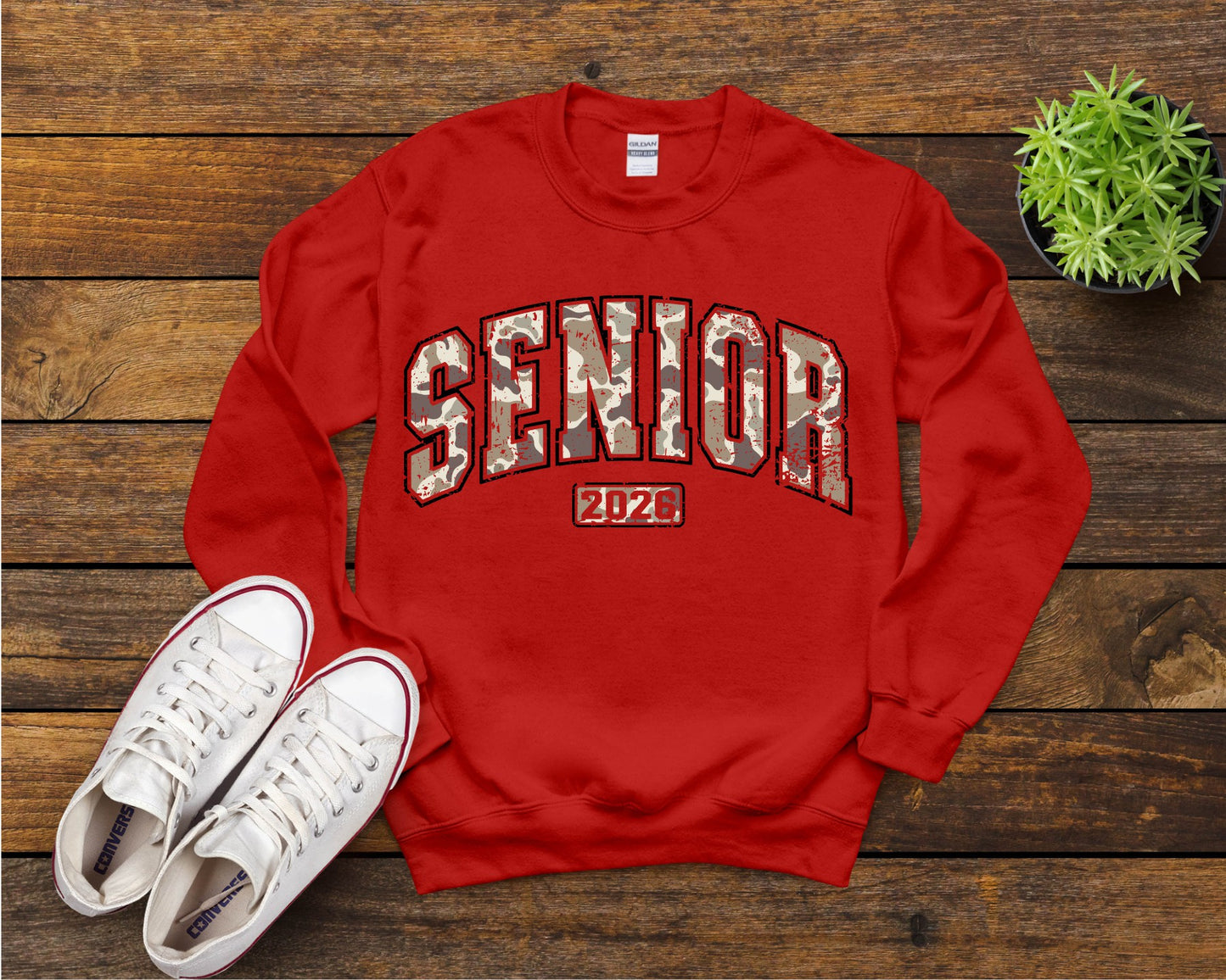 Senior 2026 Distressed Camo