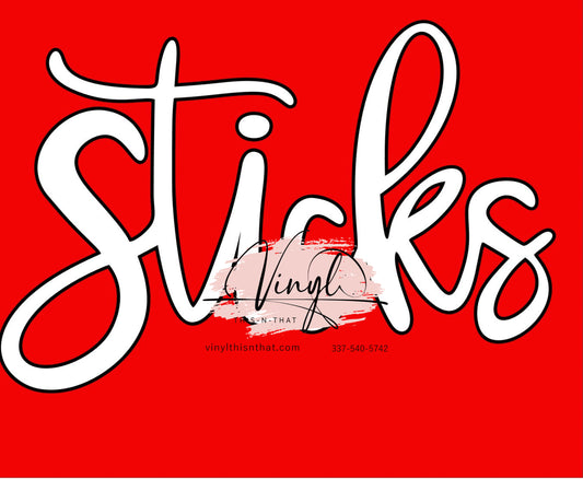 Sticks - Handwritten Script Design