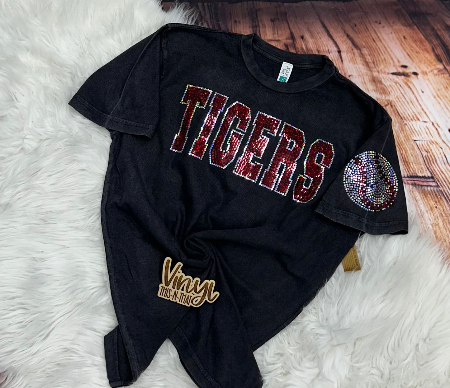 Tigers Sparkle Lightweight Mascot Tee