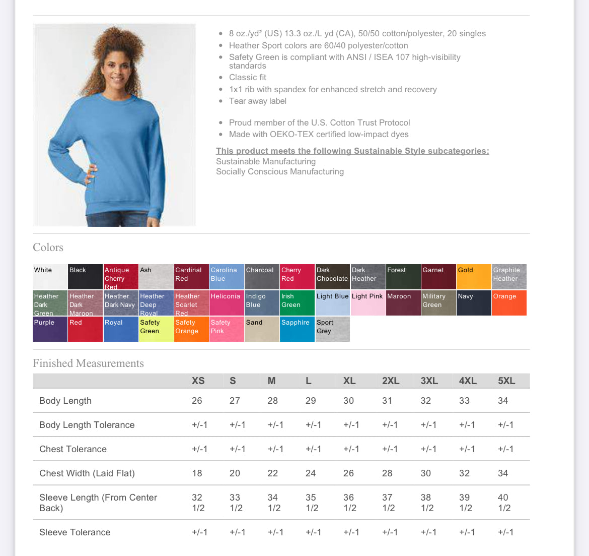 Split Two Tone Sweatshirt with applique embroidery - ADULT