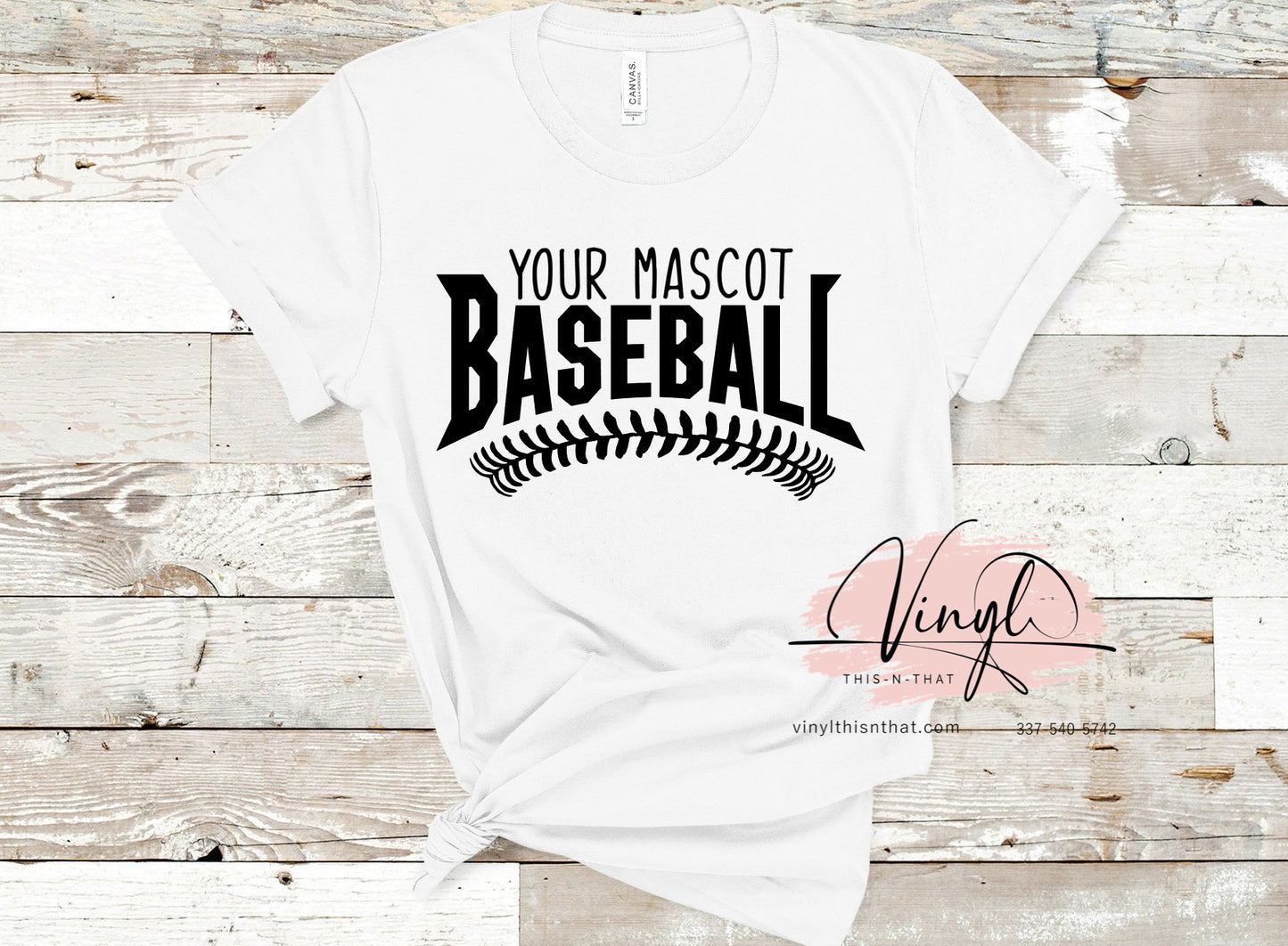 CUSTOM Your Mascot Tee (BASEBALL)