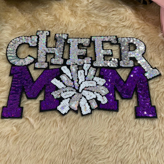 Sequin Cheer Mom Tee