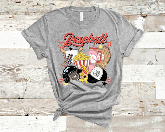 Baseball Mascot Bundle Tee