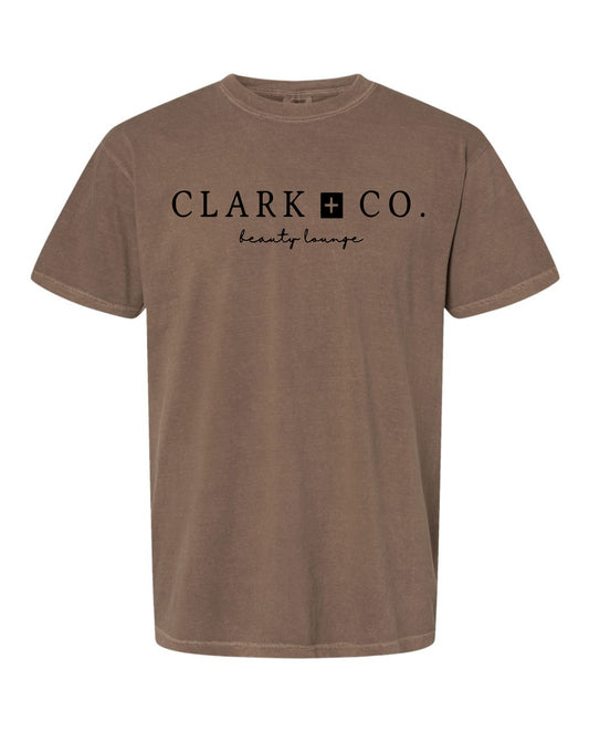 Clark + Co. Basic Printed Tee - COMFORT COLORS