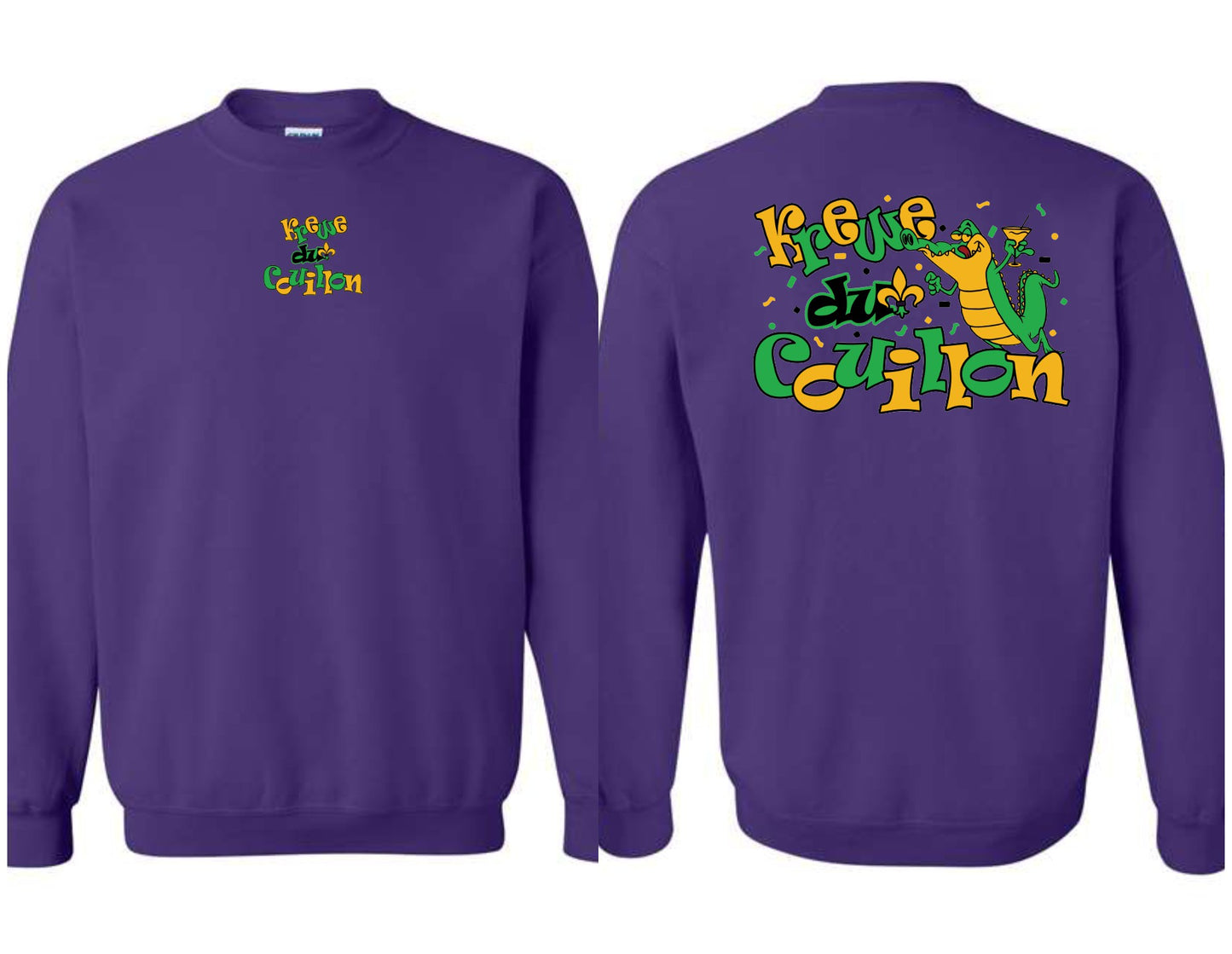 Krewe du Couillon Logo Crewneck Sweatshirt