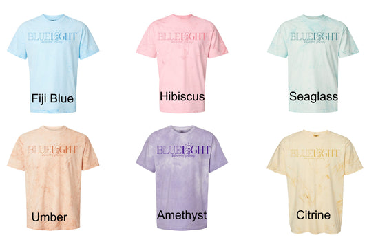 Blue Light Behavioral Short Sleeve Spring Colors Tonal Tee