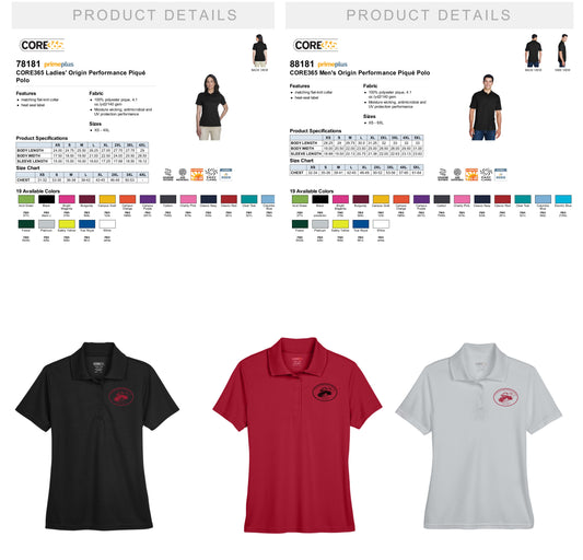 DeQuincy Federated Service League Performance Polo