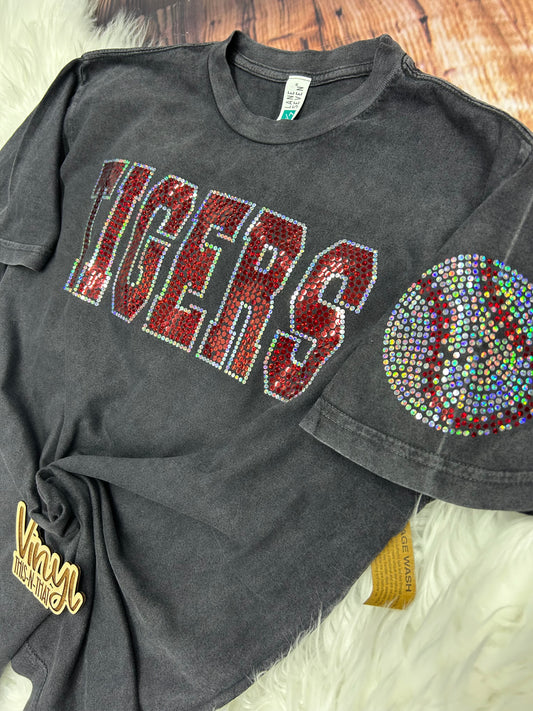 Tigers Sparkle Lightweight Mascot Tee