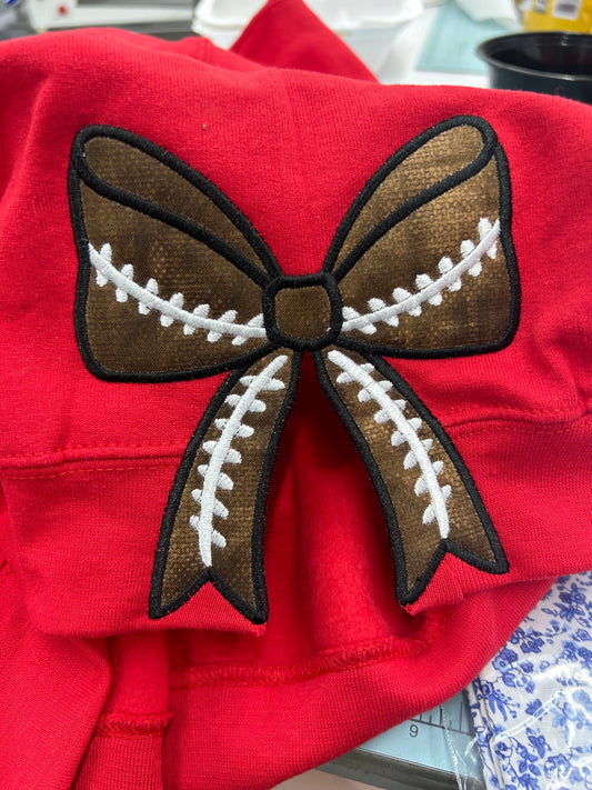 CUSTOM - 3D Embroidery Sweatshirt with Side Bow