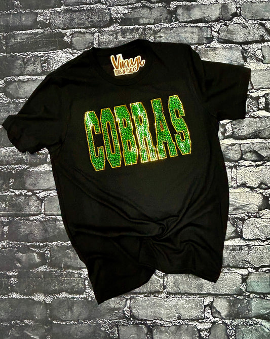 Cobras Sparkle Lightweight Mascot Tee