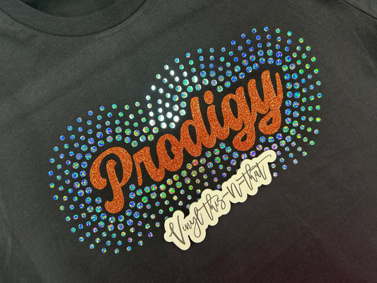 Prodigy Mixed Media Sparkle Tee