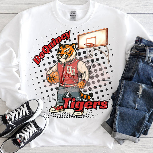 DeQuincy Preppy Basketball or Cheer Mascot