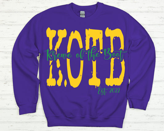 Krewe of the Boot Jumbo Stretch Sweatshirt