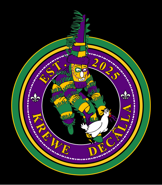 Krewe Decalla Logo UV Sticker