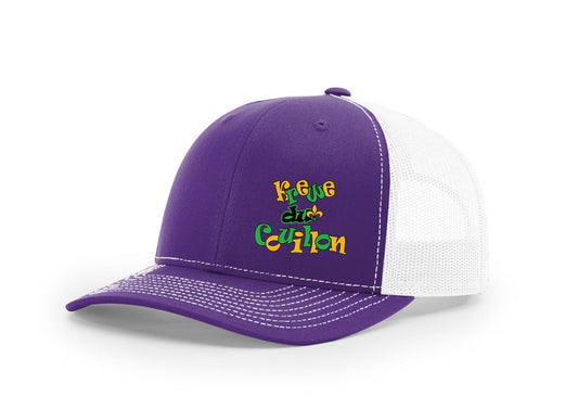 Krewe du Couillon Logo Six Panel Adjustable Structured Cap