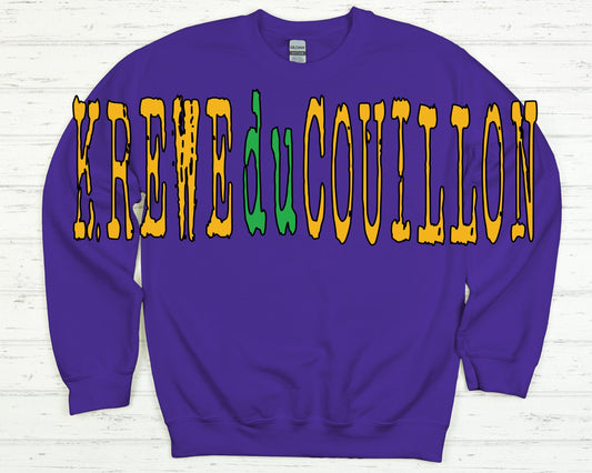 Krewe du Couillon Jumbo Stretch Sweatshirt