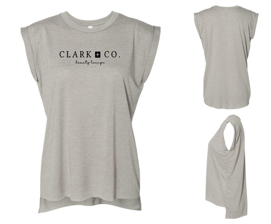 Clark + Co. Basic - Rolled Muscle Tank