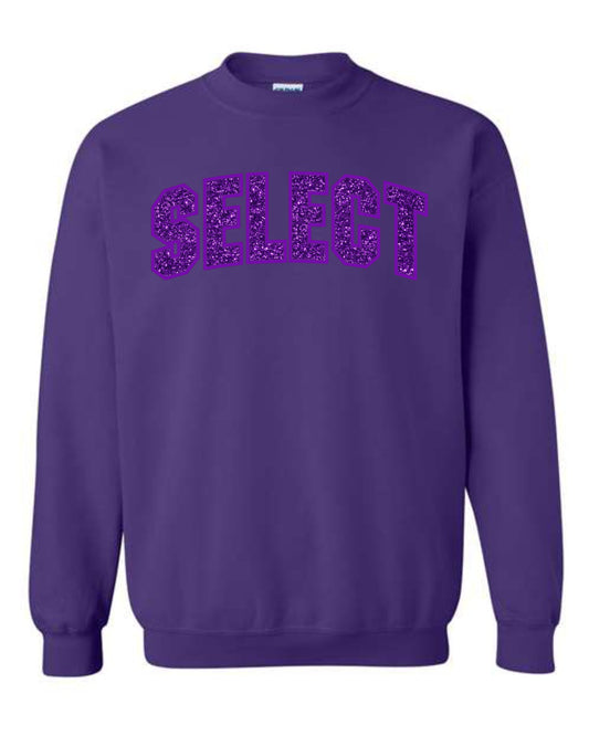 Select Tone on Tone Block Logo - Embroidered Sweatshirt