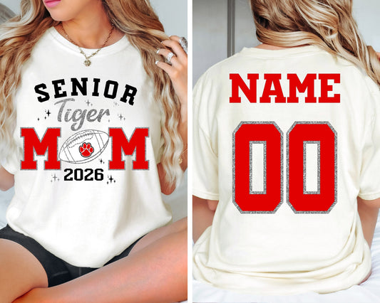 Personalized Senior Tiger Football Mom
