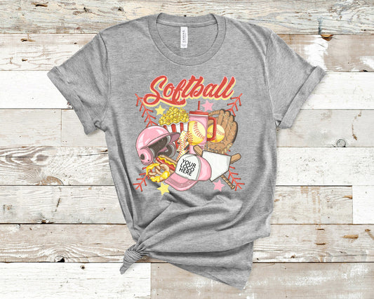 Softball Mascot Bundle Tee