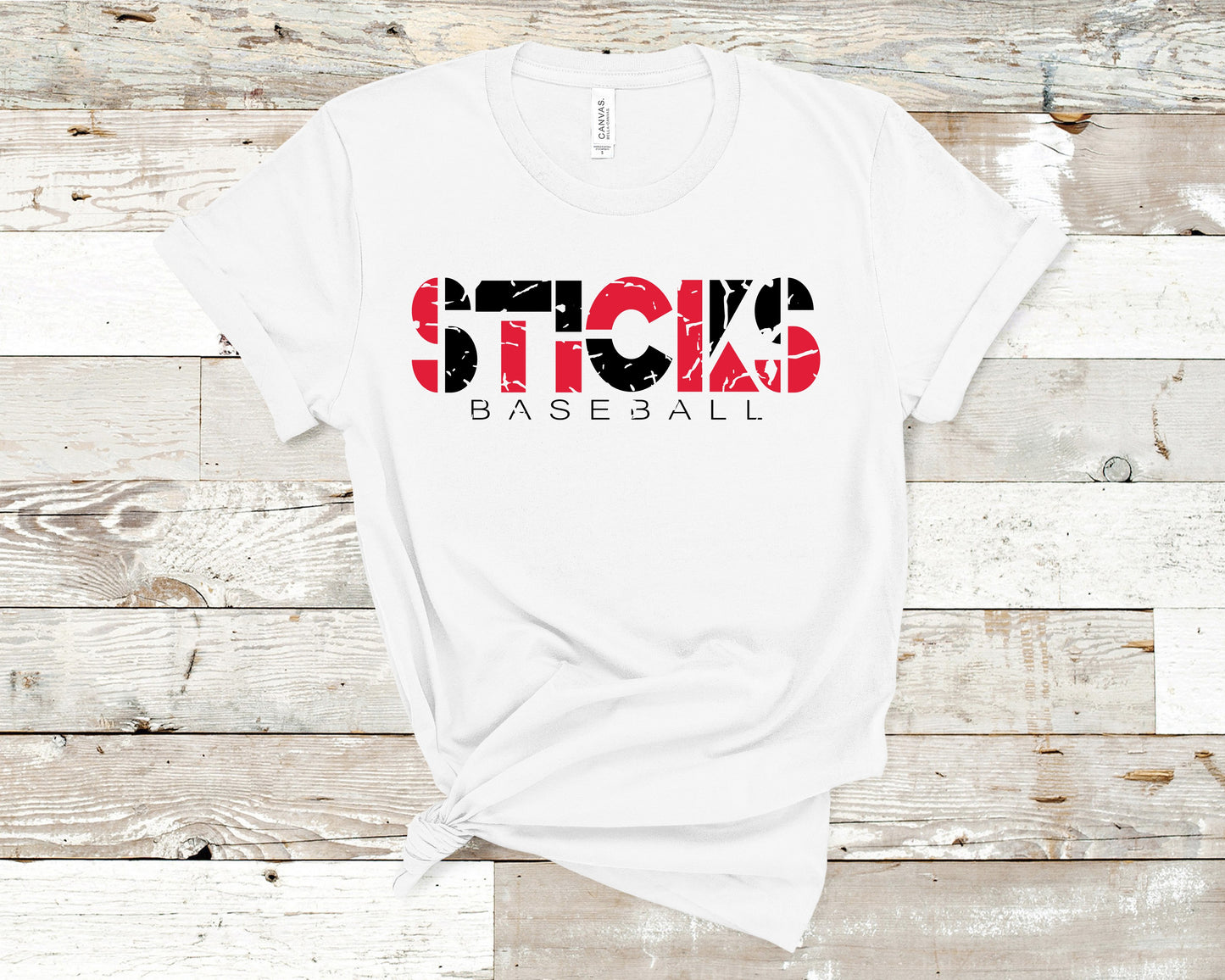 Sticks Distressed design