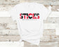 Sticks Distressed design