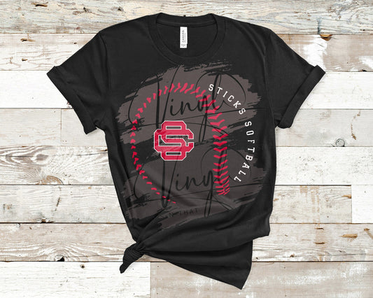 Sticks Softball Shape