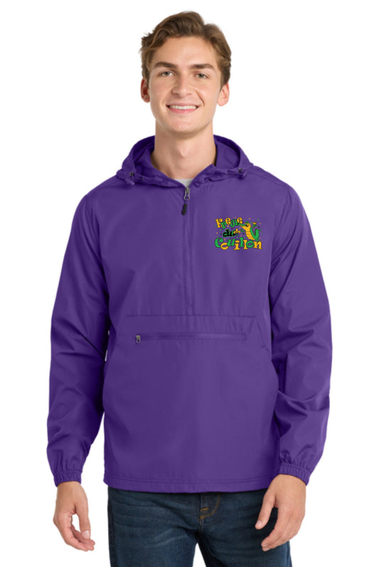 Krewe du Couillon Logo Packable Quarter Zip