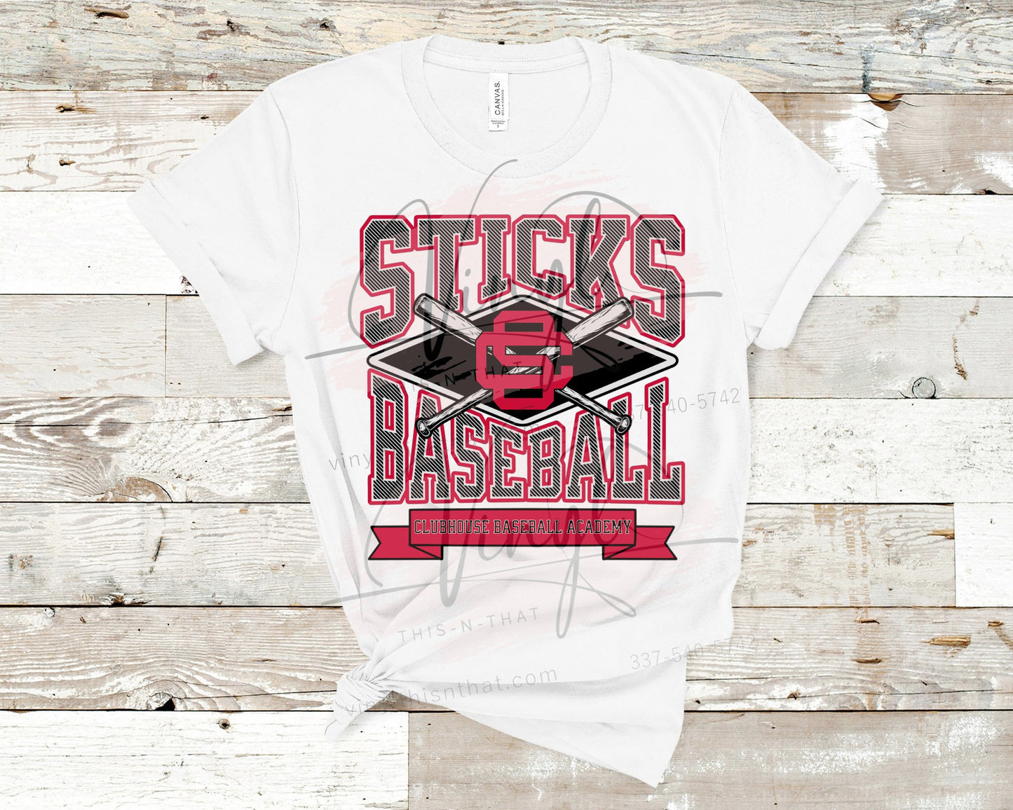Sticks Baseball Crest