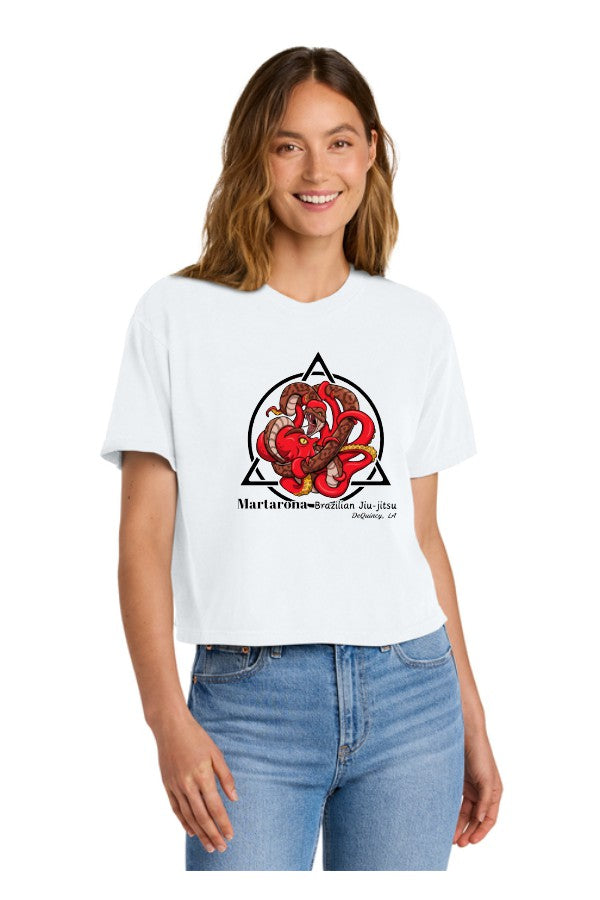 Martarona BJJ Ladies Boxy Crop Tee