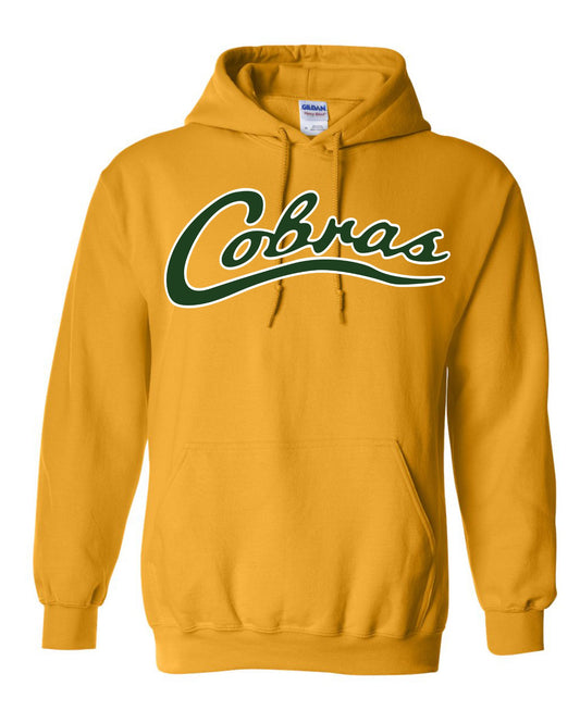 Cobras Script Logo Hoodie - Adult