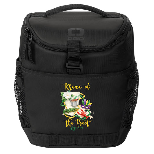 Krewe of the Boot Logo 12 pack soft cooler