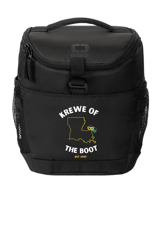 Krewe of the Boot Logo 2 - 12 pack soft cooler