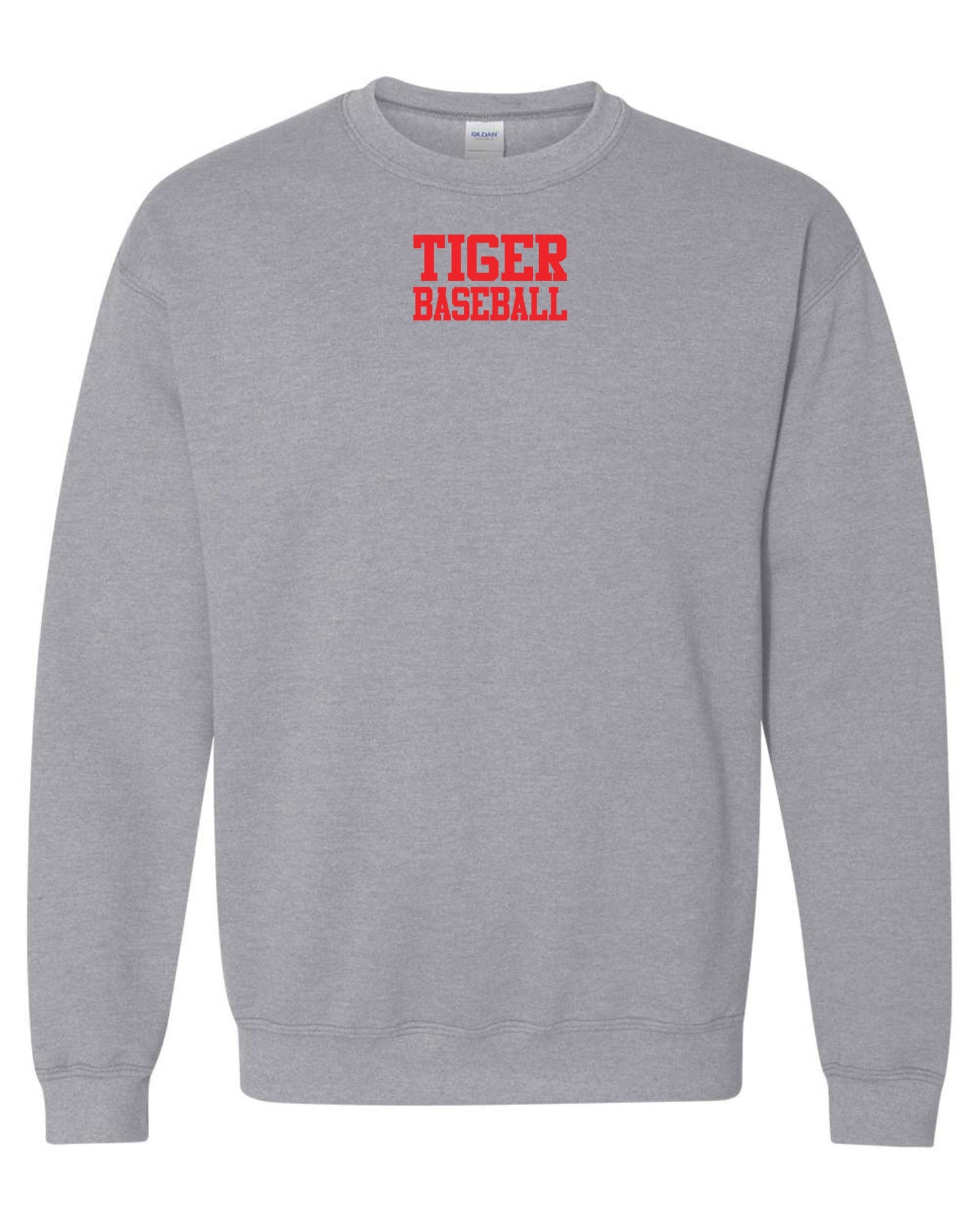 DHS Tiger Basebal Small Logo Crewneck Sweatshirt