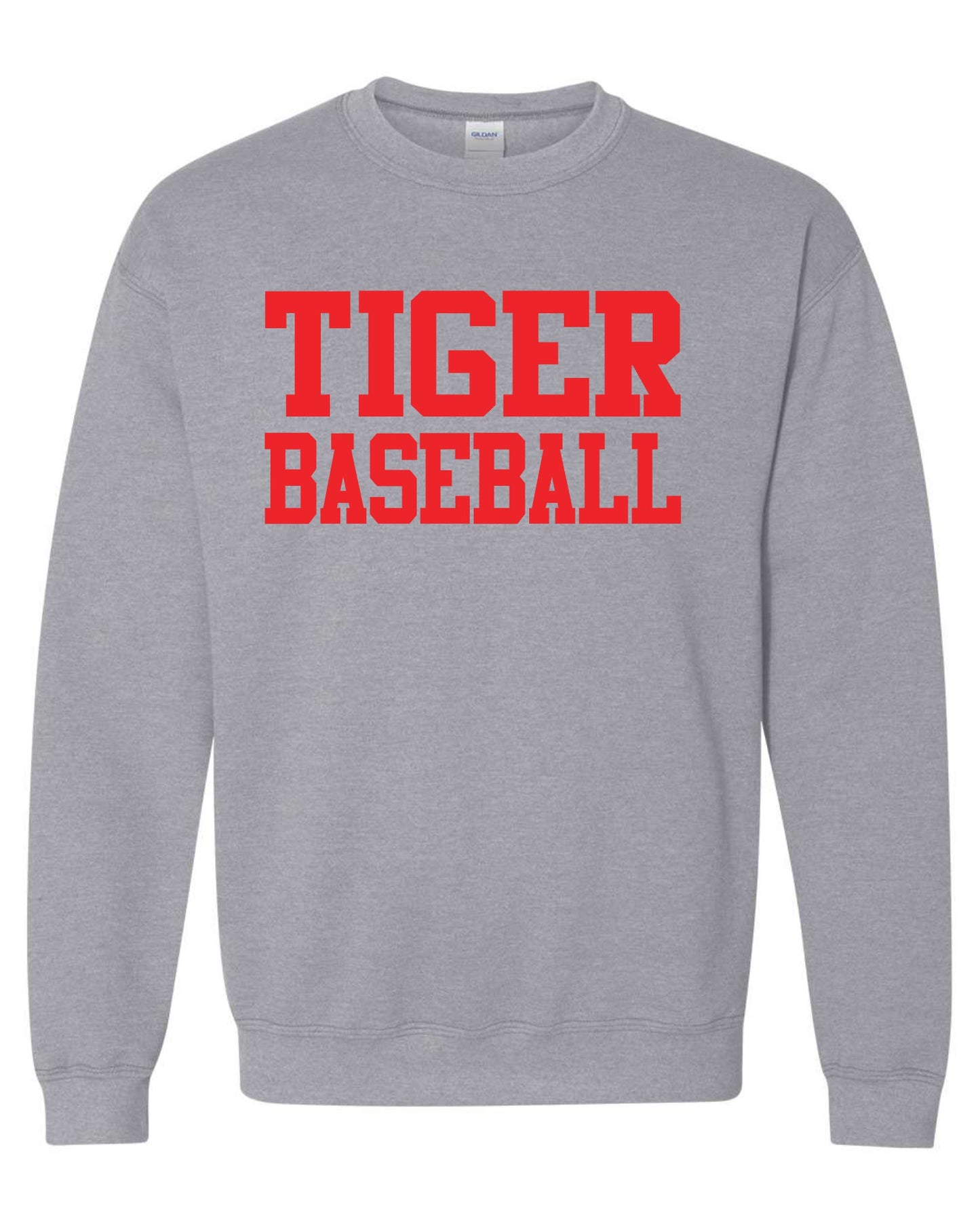 DHS Tiger Baseball Full Logo Crewneck Sweatshirt