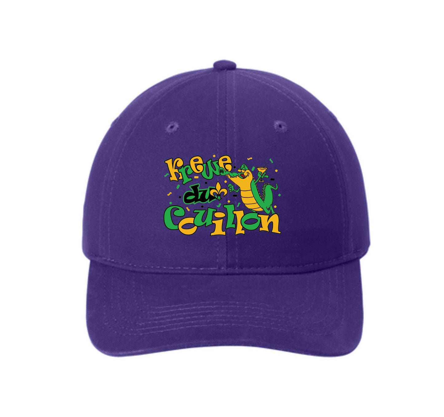 Krewe du Couillon Logo Flexible "Dad" Cap