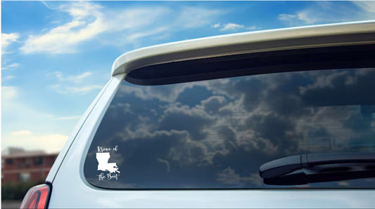 Krewe of the Boot Logo Vehicle Decal