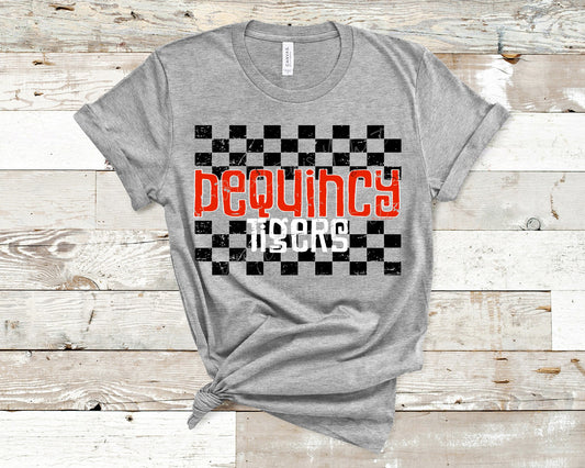 DeQuincy Tigers Checkered