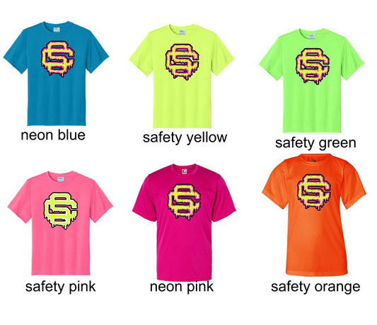 CBA Sticks Neon Drip Logo