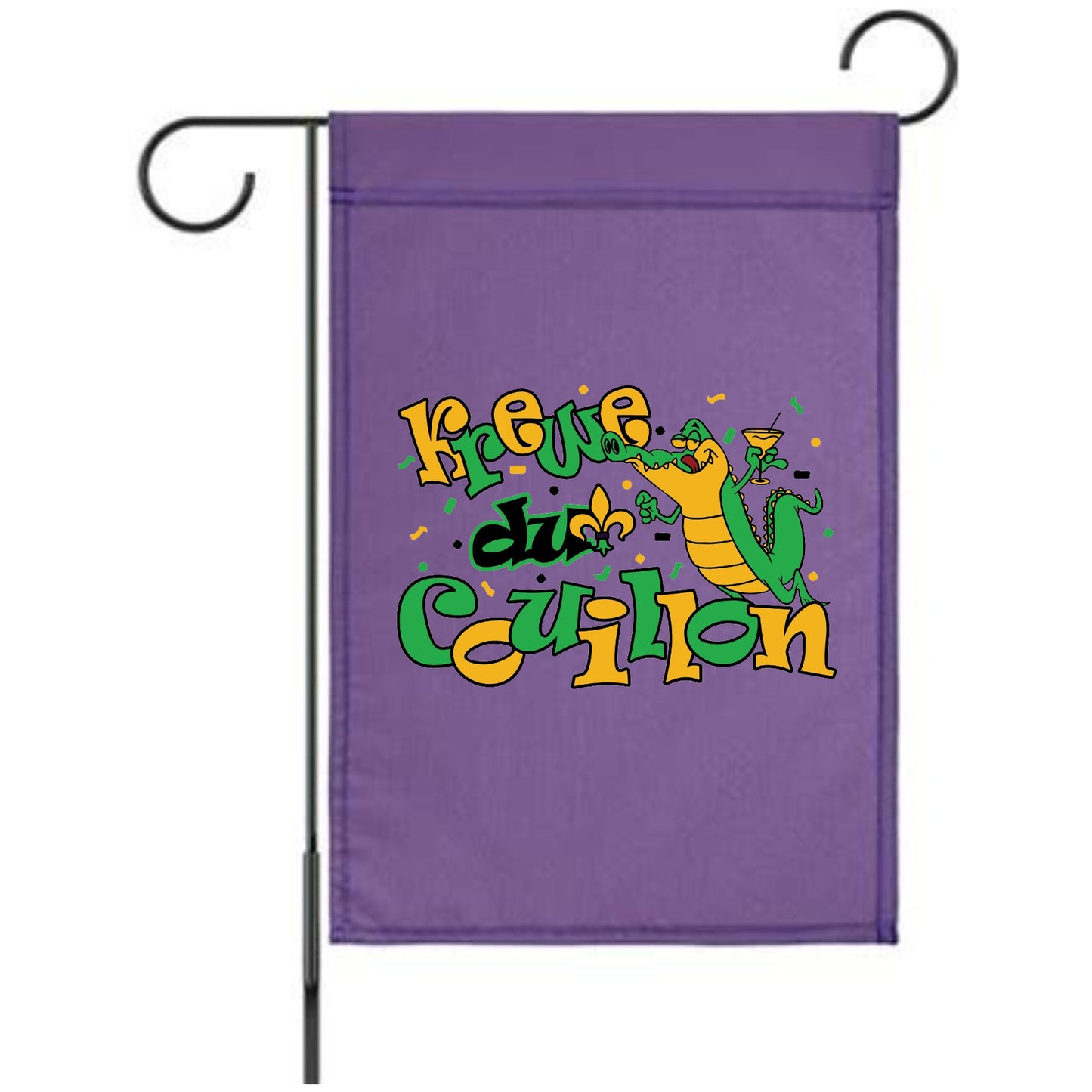 Krewe du Couillon Logo Garden Flag