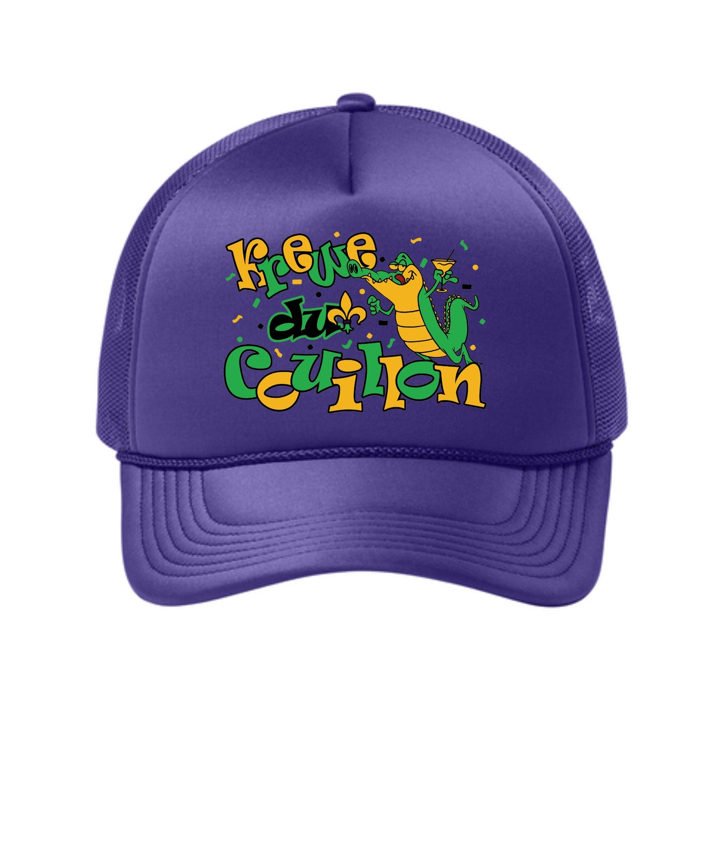 Krewe du Couillon Logo Foam Trucker Cap