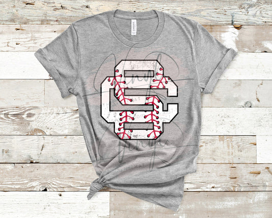 Sticks Grunge Interlocking Logo
