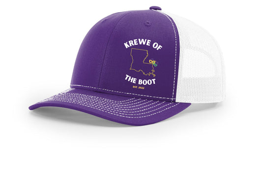 Krewe of the Boot Logo 2 Six Panel Structured Cap