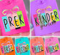 Neon Coquette Back to School Grades