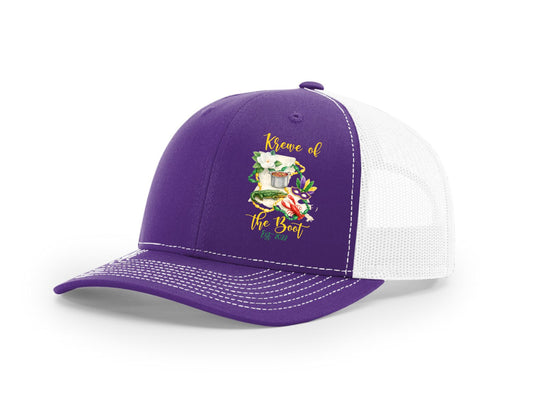 Krewe of the Boot Logo Six Panel Structured Cap